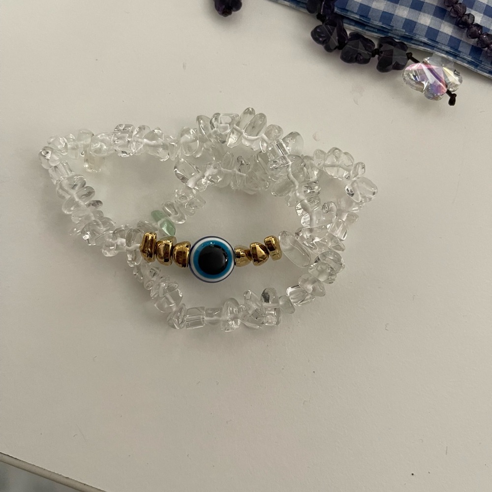 Beautiful evil eye bracelet brand new never used